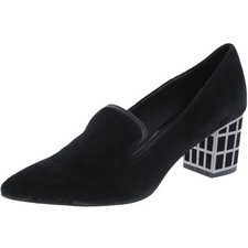 BRIAN ATWOOD Kendal Suede Pointed Toe Caged Block Heels 6.5 whimsigoth 
