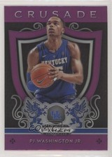 2019-20 Panini Prizm Draft Picks Crusade Purple Prizm PJ Washington Jr #95 05by