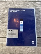 Adobe Photoshop CS4 Extended for Windows Retail Version DVD w/Serial READ