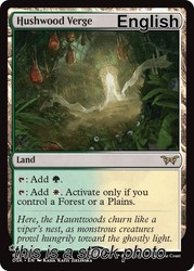 Hushwood Verge - Duskmourn: House of Horror #261 Rare Land
