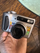 Sony Mavica Digital Still Camera DSC S75 w/Lens Cover Tested No Charger Batt