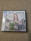 Style Savvy Nintendo DS 2009 Complete in Box with Manual Tested & Working