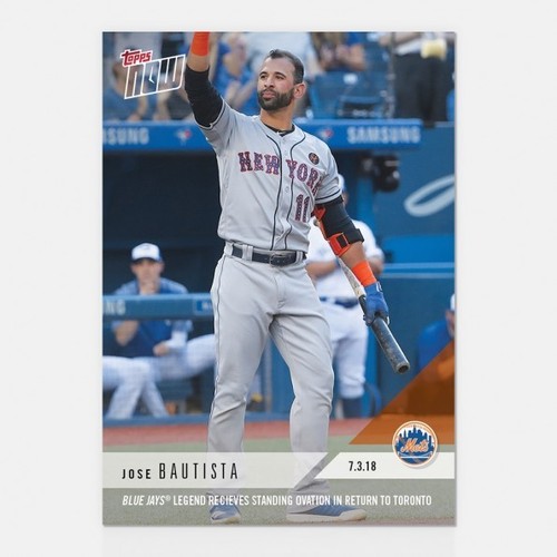 2018 Topps Now 407 Jose Bautista