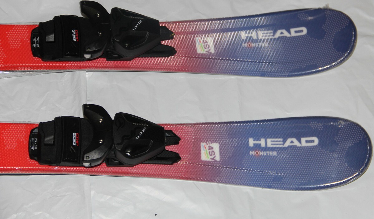 Head Monster skis Easy kids Skis 87cm + JRS 4.5 GW