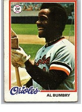 1978 Topps Baseball Card Single - #188 Al Bumbry A1
