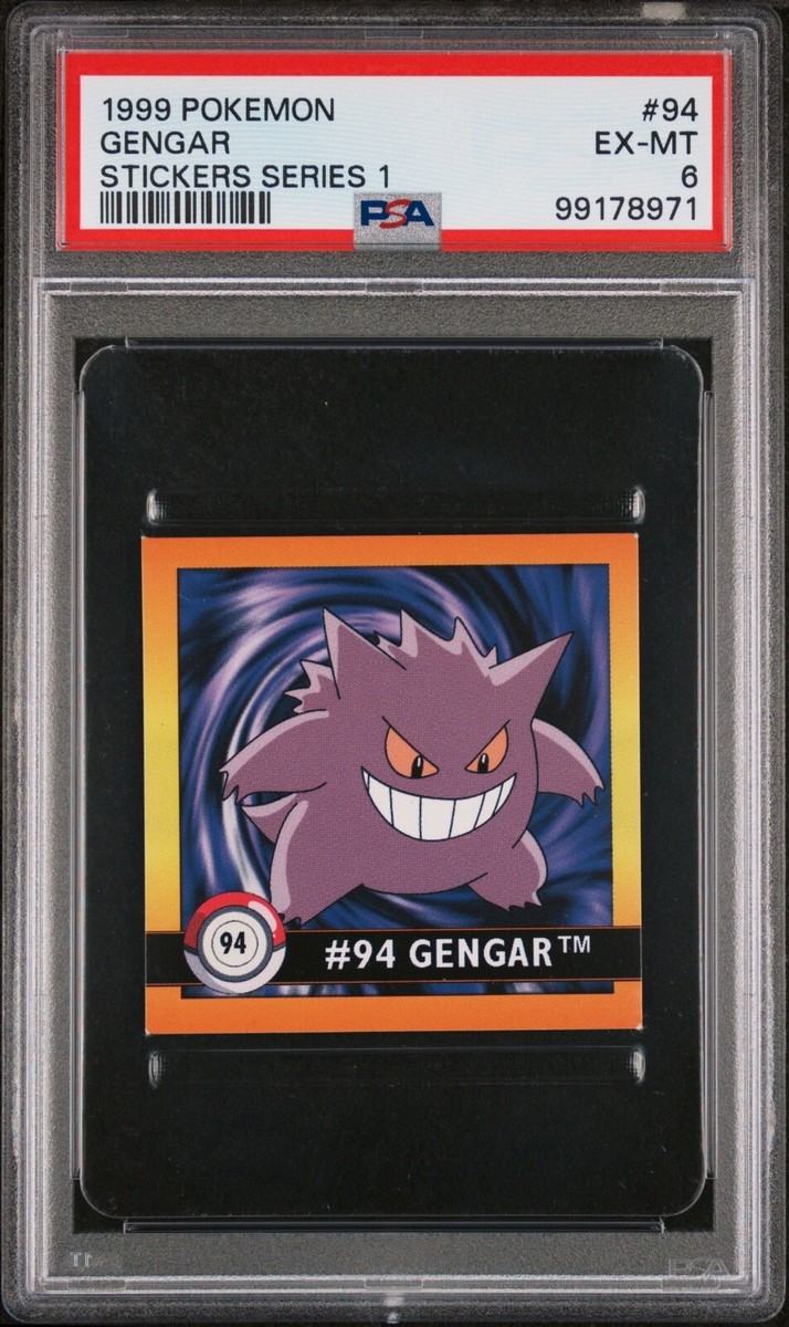 GENGAR #94 Pokemon Artbox Stickers Series 1 - PSA 6 | eBay
