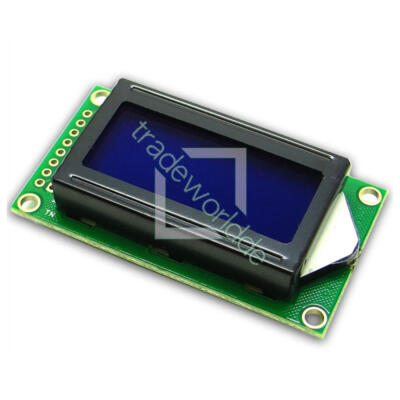 Blue 0802 LCD 8x2 Character LCD Display Module 5V LCM For Raspberry pi