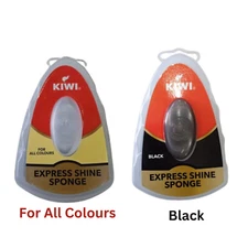 Kiwi Express Instant Shine Sponge Shoe Polish (Black & Neutral - 5 ml)
