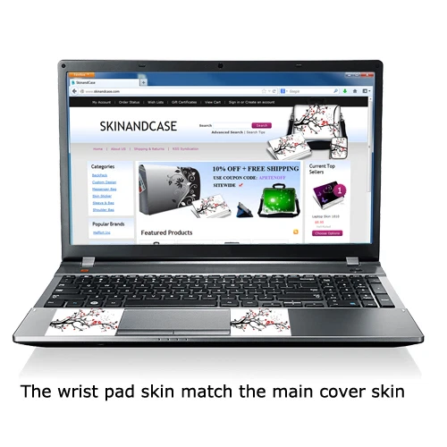 Cubierta de calcomanía adhesiva para computadora portátil de 10 a 17 pulgadas para ASUS DELL HP y más Foto 2 de 4