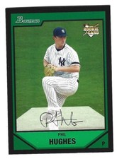 2007 Bowman Baseball Draft Picks Phil Hughes #BDP49 NRMT