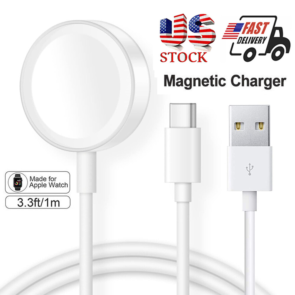 USB-C Apple Watch 10 Magnetic Charging Cable Power Charger