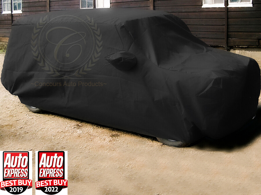 Clásica Mini VanEstate + Bolsillos Espejo Forrado de Lana Cubierta Interior para Coche 1960-1983