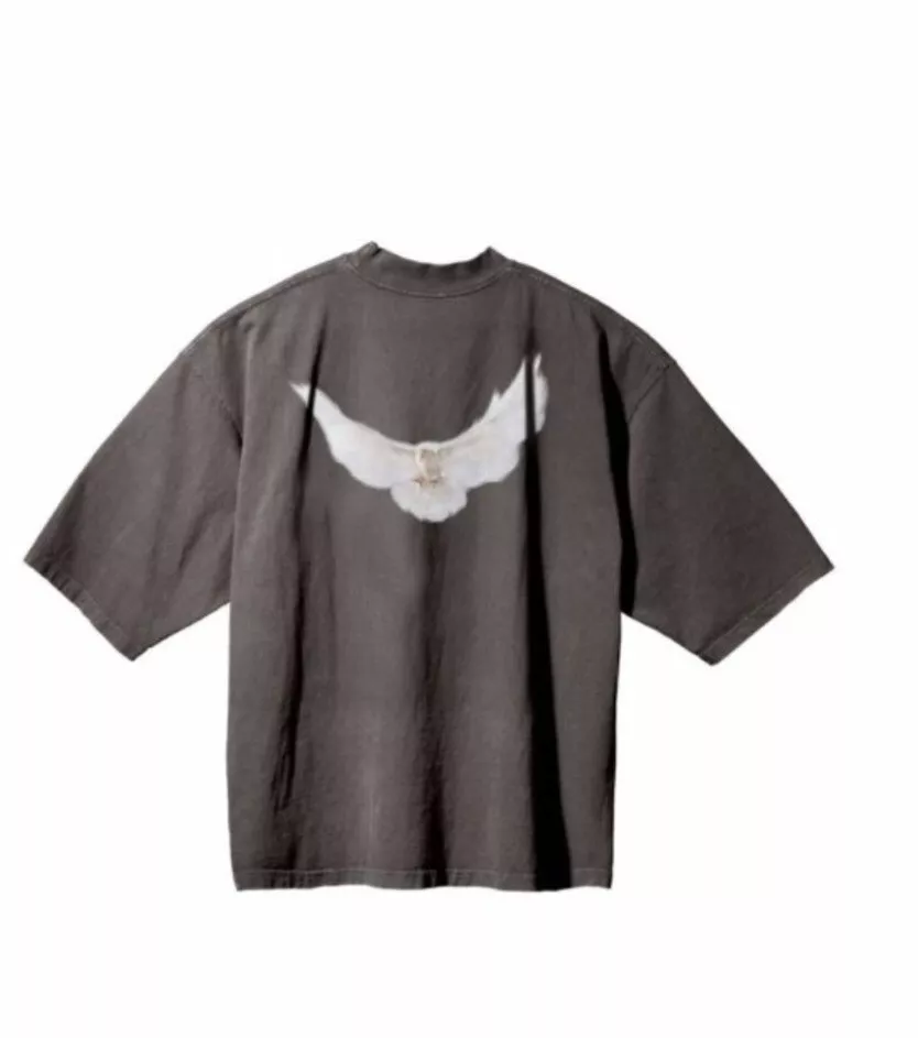 New Yeezy Gap Balenciaga t-shirt dove no seam tee dark grey | eBay