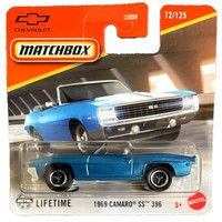 Matchbox 1969 Chevrolet Camaro Ss 396 72/125 2025 1:64 Modellauto Spielzeug Usa