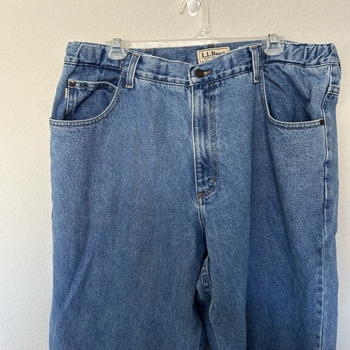 L.L. Bean men’s jeans size 38 casual work outdoors going out utility western - Picture 3 of 4