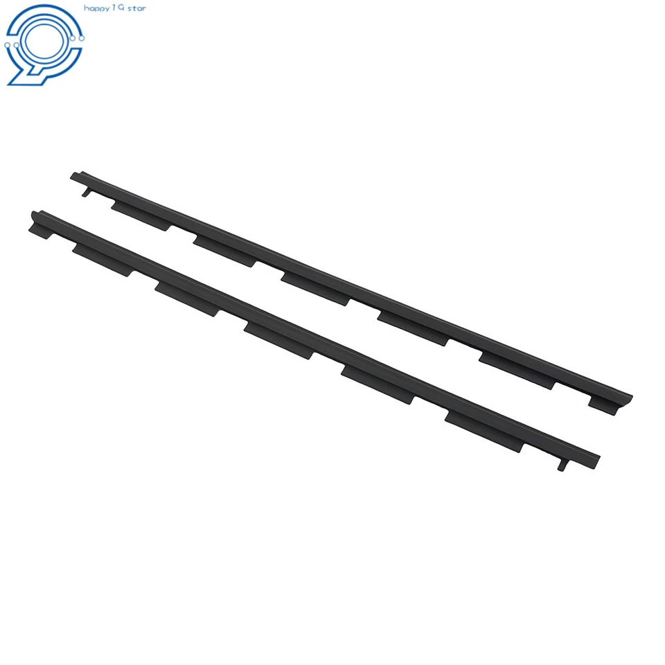 For 88-99 Chevy GMC Pickup Truck Outer Front Window Sweep Weatherstrip Seal Pair - Image 4 of 4