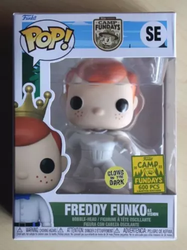 Funko Fundays 2023 Freddy Funko as White Vision Pop Limited Edition 600 Pieces