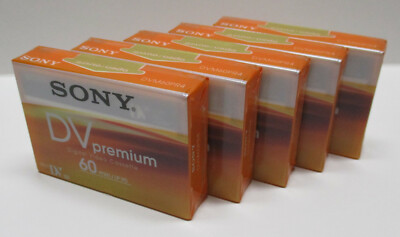 5 Sony TRV950 PR4 premium Mini DV video tape for VX700 VX2100 VX2000 VX1000 cam