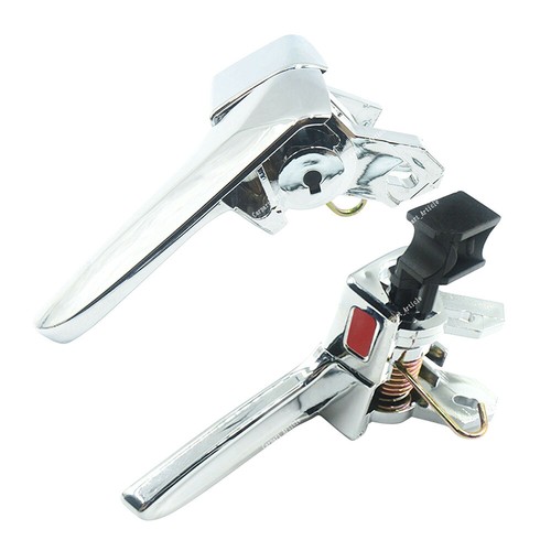 2pcs Front/Rear Left & Right Interior Inner Door Handle Chrome For 03-06 Mazda 6 - Picture 3 of 5