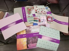 Scrapbooking/ Card Making Supplies Mixed Lot 1 Plus Storage Crafters Companion