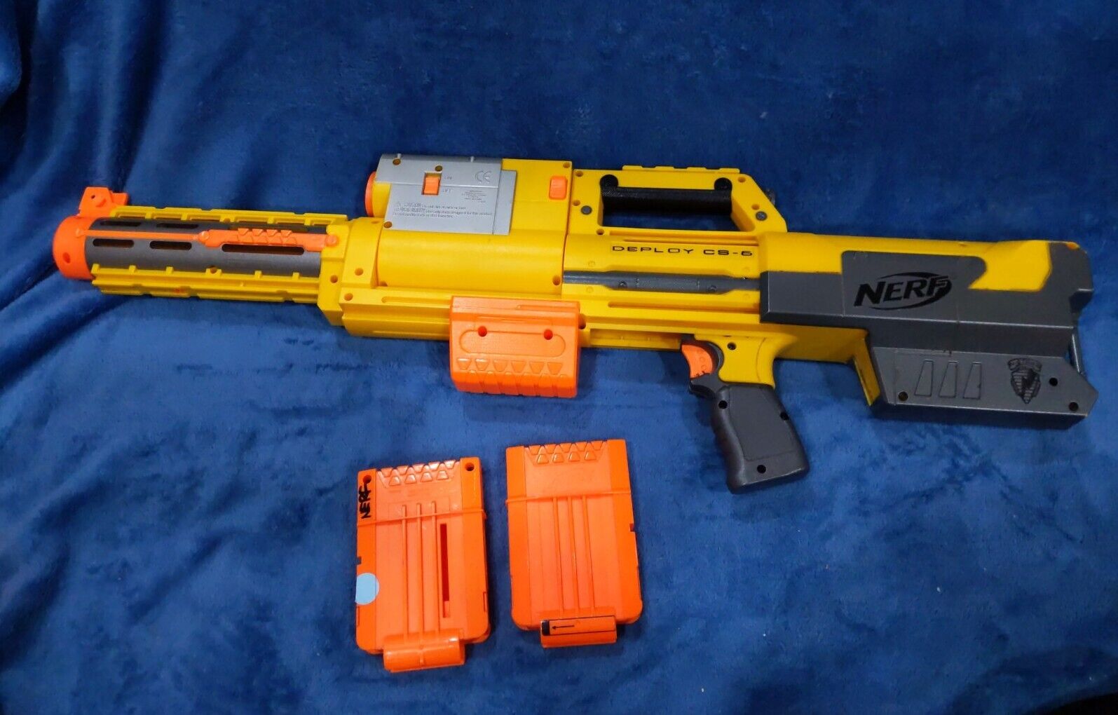 Nerf N Deploy CS-6 Working Tactical Red Light Dart Clip RARE Clip