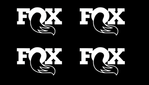 LOSI FOX DIE-CUT Decal Sticker ( 4 PCS ) Offroad RC Truck NEW - Picture 7 of 13