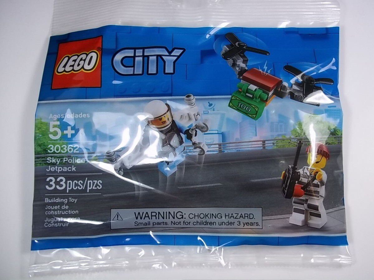 Lego City polypack #30362 33 pcs Sky Police Jetpack NEW