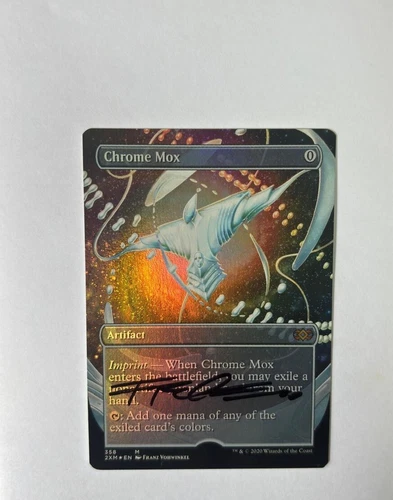 MTG ARTIST PROOF FOIL DOUBLE MASTERS CHROME MOX BORDERLESS SIGNED FRANZ VOHWINKE