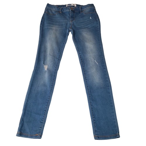 Old Navy Jeans Girls 14 Rockstar Jegging Skinny Mid Rise Ankle Distressed Faded - Picture 3 of 19