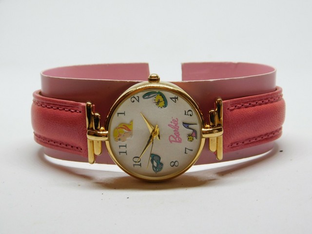 Fossil Barbie Limited Edition Genuine Leather Quartz Analog Ladies