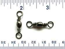 1000 GT Super Strong Black Barrel Fishing Swivels Size 3 (77# Test) - bulk