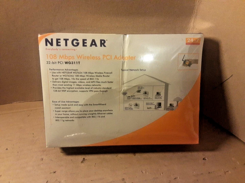 Netgear WG311v3 54 Mbps 802.11g Wireless LAN PCI Adapter - Image 2 of 4