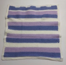 New Preemie Baby Bassinet Swaddling Cradle Receiving Blanket Handmade Crocheted