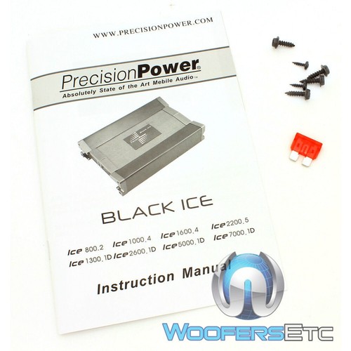 Refurbished PRECISION POWER ICE-5000.1D 5000W SUBWOOFERS SPEAKERS BASS AMPLIFIER - Picture 5 of 6