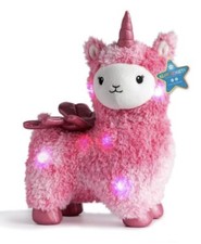 15 Glow Brights Pink Llamacorn Unicorn Pegasus Plush Llama Lights FAO Schwarz