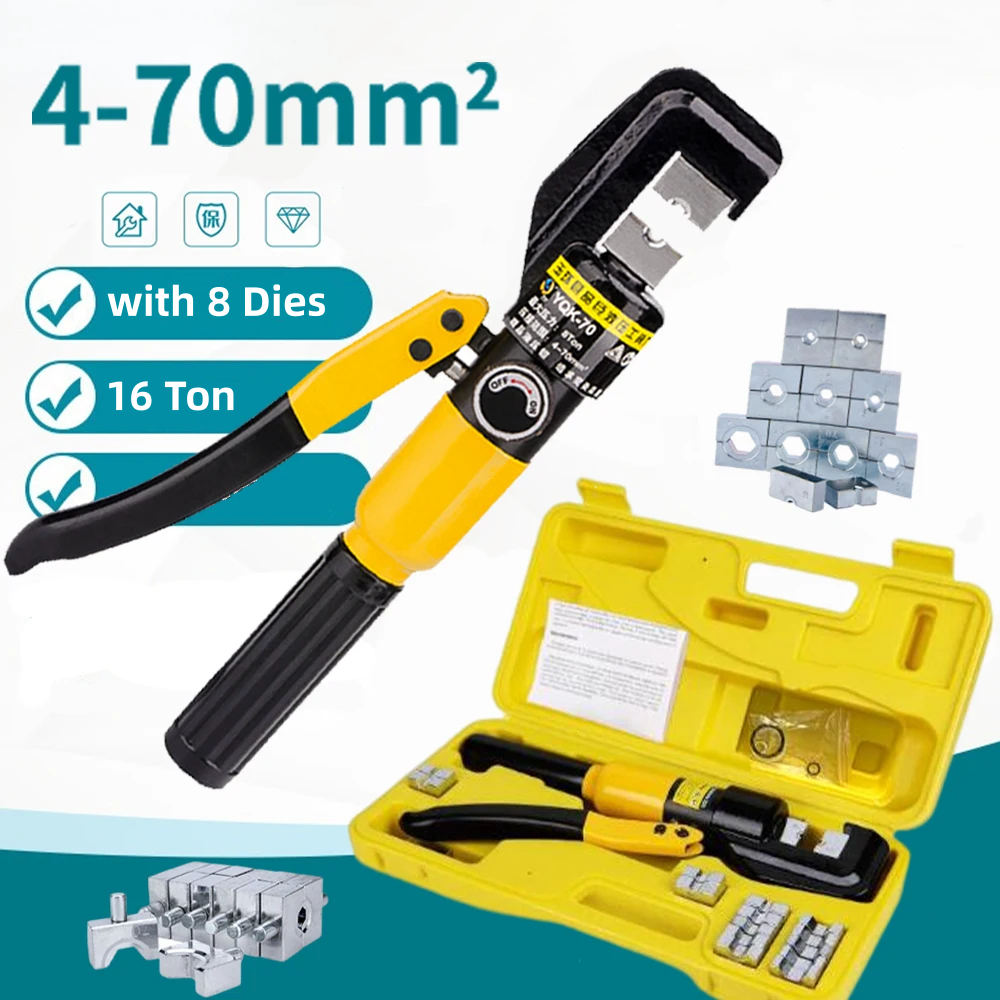 Industrial Hydraulic Crimping Tool Steel Wire Rope YQK70 Wire