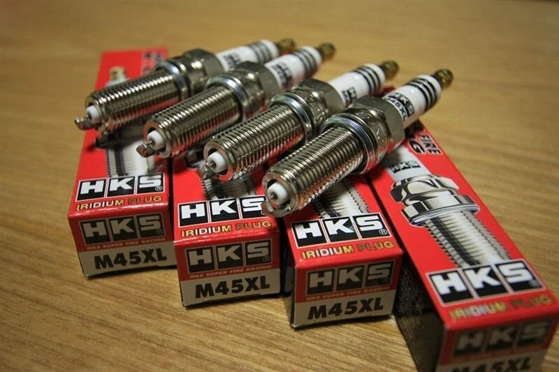HKS 50003-M45XL Super Fire Racing Iridium Spark Plugs Heat Range No.9 Set 4 16mm - Image 4 of 4