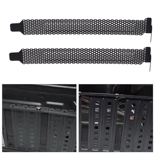 20 PCS Heat Dissipation Dustproof Cover Pci Expansion Slot Covers