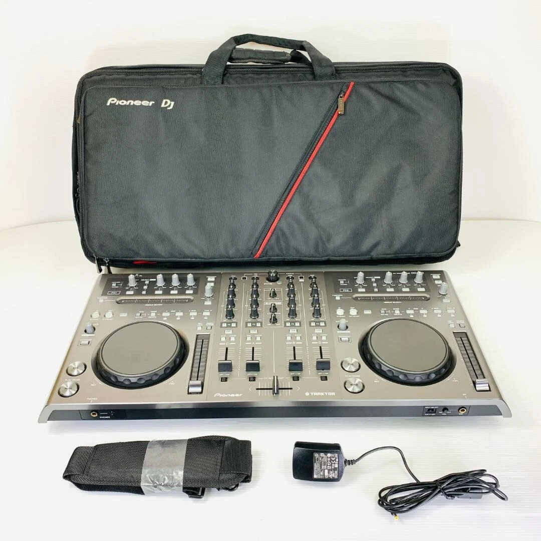 Pioneer DDJ-T1 DJ Controller Double Deck 4 Channels USED with Soft Case etc
