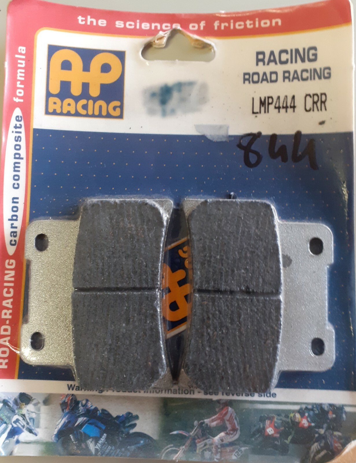 Plaquettes de frein AP RACING LMP444CRR pour sécuriser vos trajets en YZFR 125
