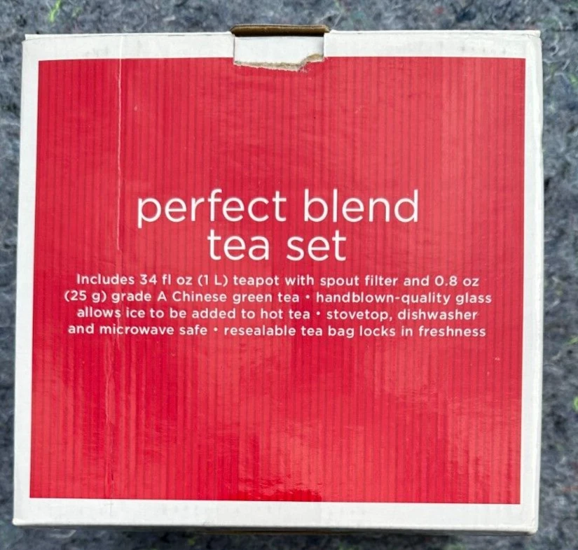 PRIMULA 34oz Glass Tea Pot Spout Filter Ice Stove Dishwasher Microwave Safe NEW - Image 4 of 4