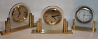 <!--F#f_0-->(3) Howard Miller Desk Clocks Battery Operated Parts/Repairs Broken (Loc:HC7)<!--F/-->