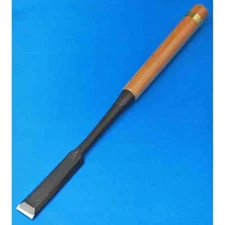 Tasai Usu Nomi Japanese Slick Push Chisel 21mm / 360mm Black Finish Red Oak New