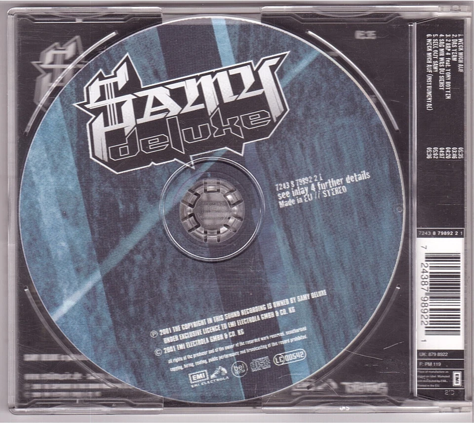 Samy Deluxe - Weck mich auf EP (CD 2001) - Bild 2 von 2