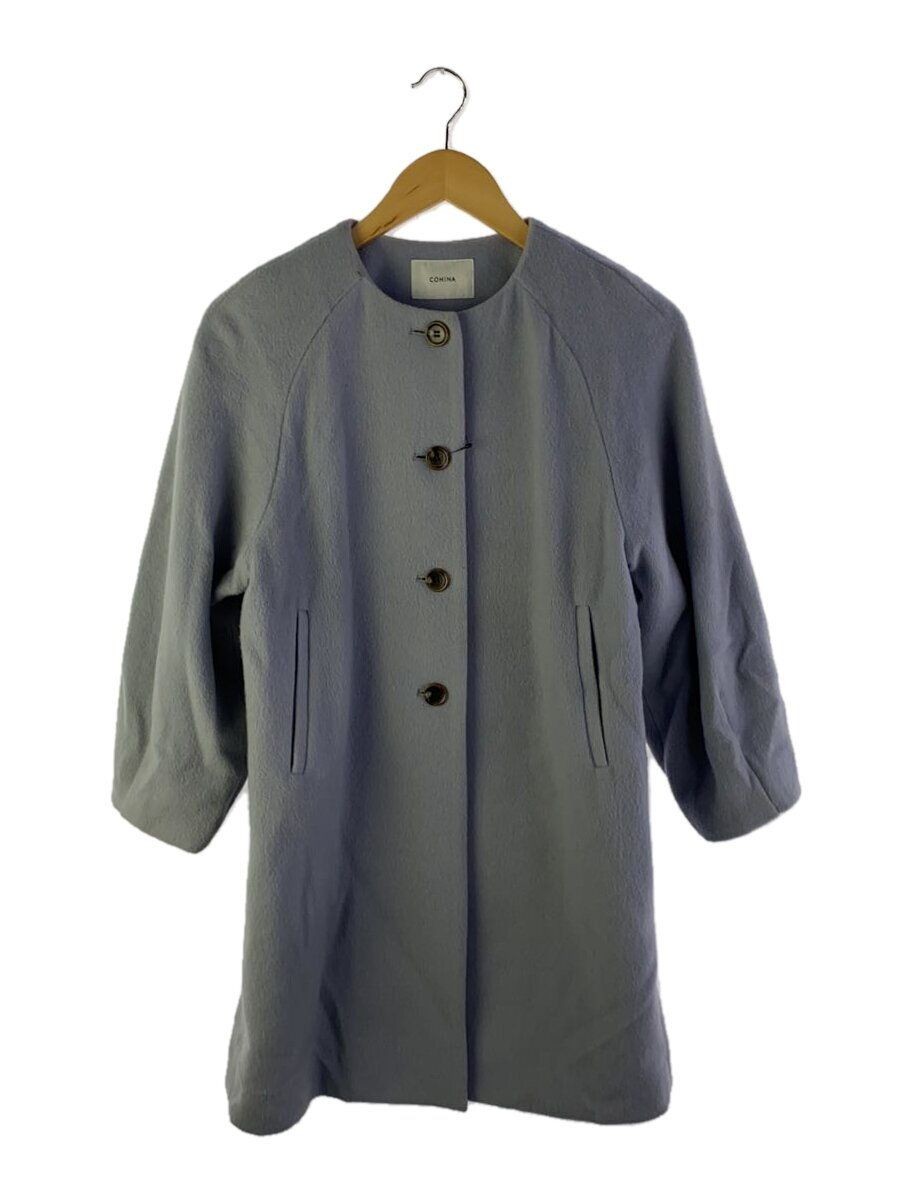 ALTRA Nuovo altro cappotto lana BLU tinta unita CFH0004