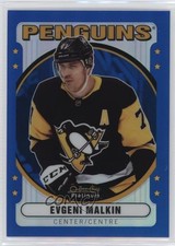 2021-22 O-Pee-Chee Platinum Retro Rainbow Blue 61/199 Evgeni Malkin #R-55