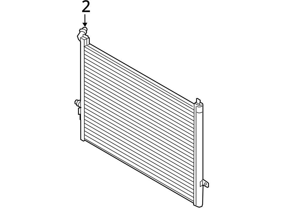 Основная передняя часть радиатора подходит для BMW 740i 794220 16-21 годов выпуска - Изображение 4 из 4