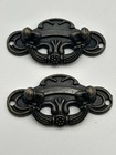 New Listing2 Pcs European Hardware Vintage Drawer Door Cabinet Drop Pull Handles w/Scews