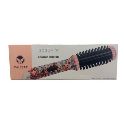 Calista GoGo Mini Heated Round Brush Hair Volumizer Curling Styler Dual Voltage