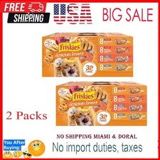 2 Pack Friskies  Chicken Lovers Adult Cat Wet Food - Variety Pack, 32 CT, 176 OZ